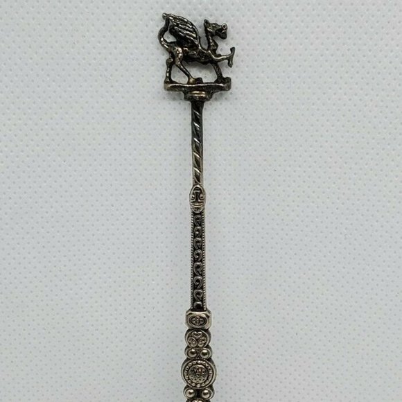 Rare Dragon Embossed Engraved Decorative Spoon - Picture 1 of 16